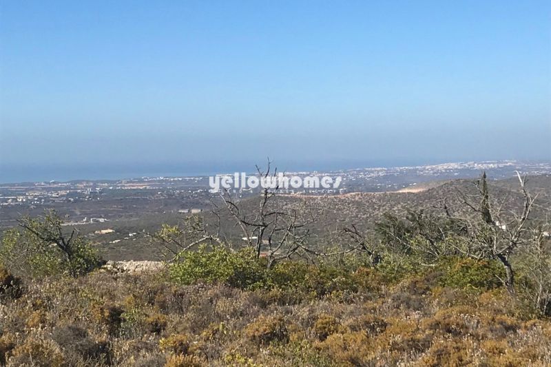 Building land with approved project with stunning sea views near Loule